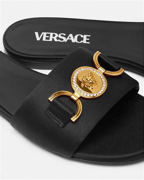 Versace Medusa flat sandals